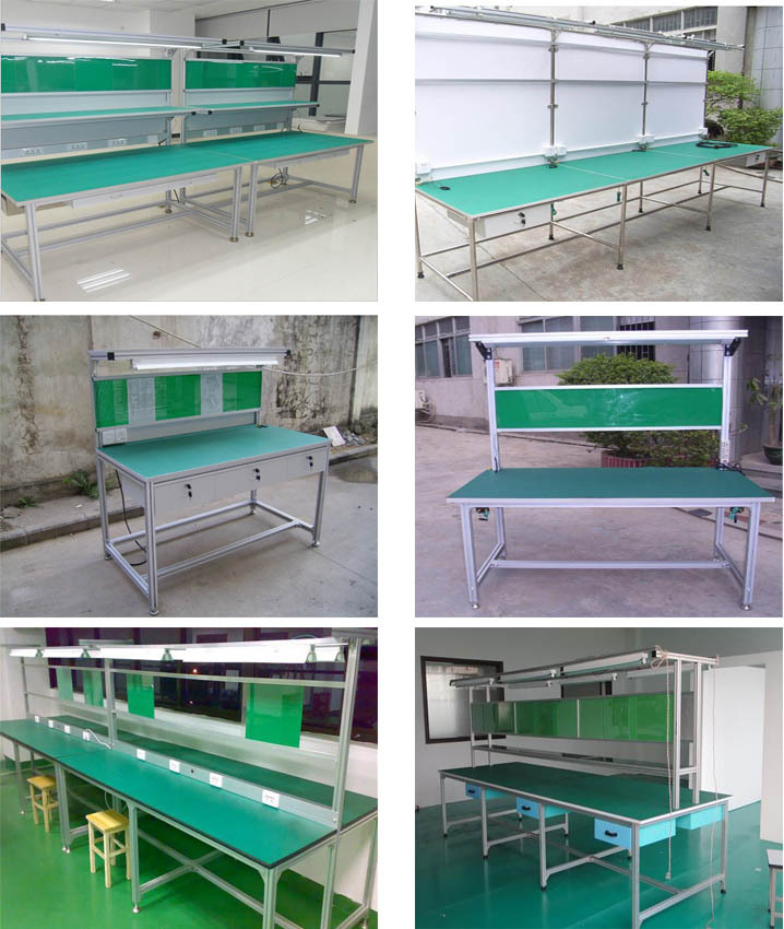 鋁型材工作臺 流水線_ESD防靜電門禁系統(tǒng)