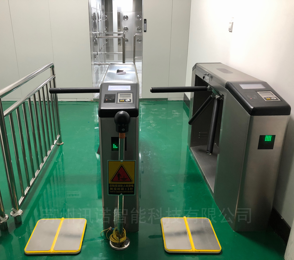 哈爾濱防靜電三輥閘_ESD防靜電門禁系統